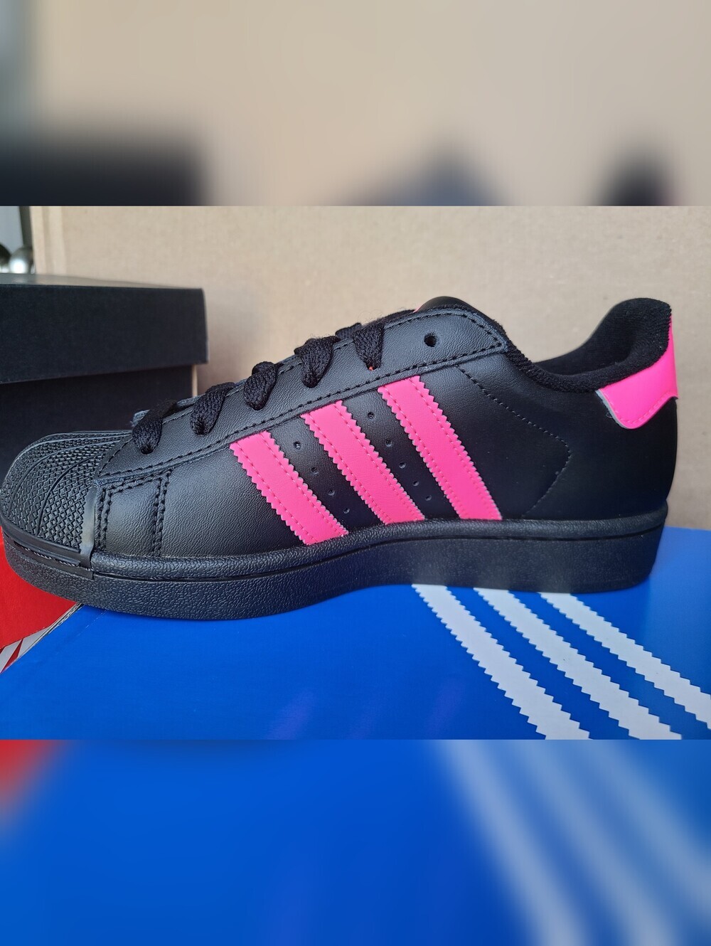 Adidas Superstar IIJ Girls size 4.5 women size 6 new with box